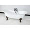 Aqua Eden Clawfoot Bathtubs, 71.63 L, 29.75 W, White/Oil Rubbed Bronze, Cast Iron VCT7DS7231NL5 - alternate 5